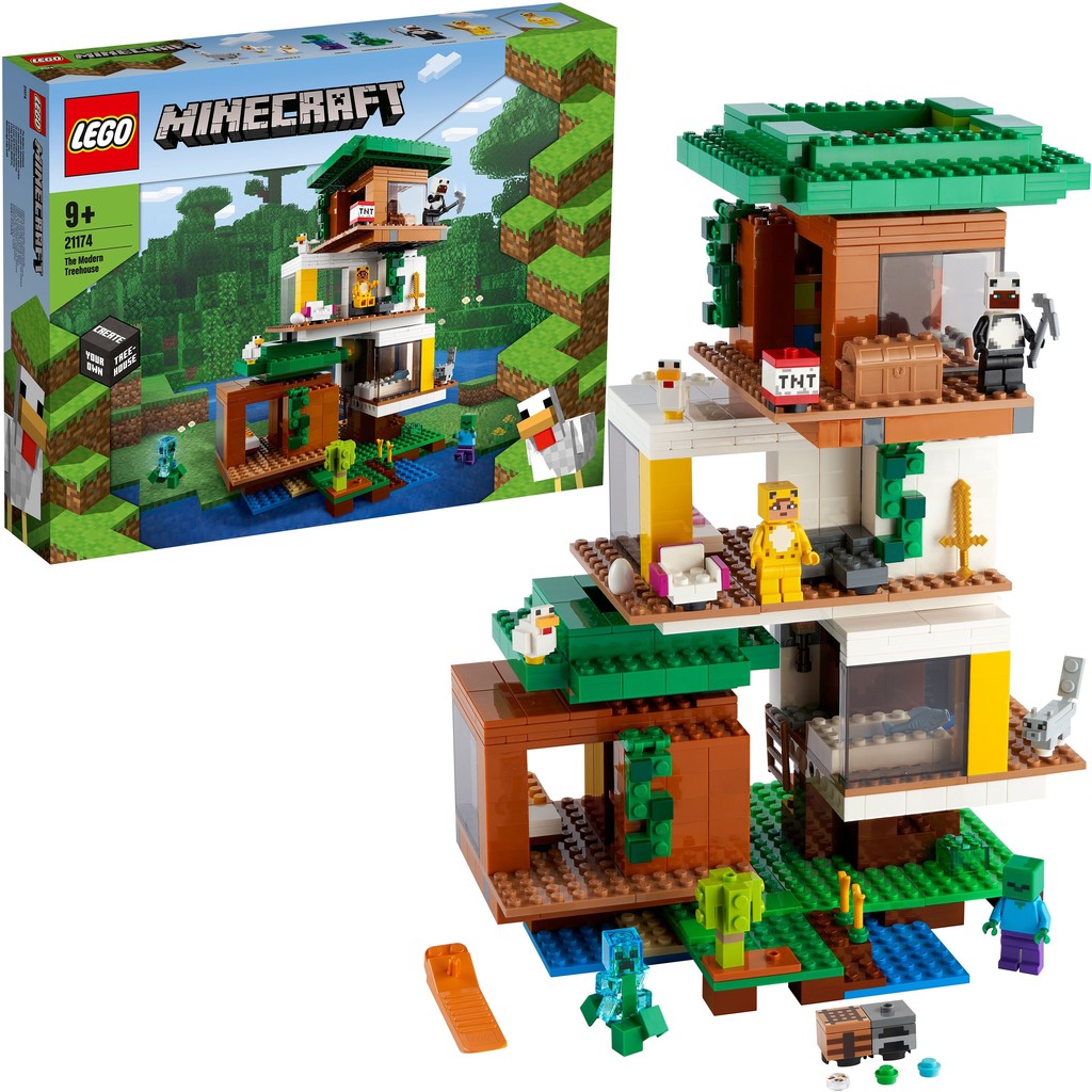 LEGO® Minecraft® 21174 Moderný domček na strome od 109,09 € - Heureka.sk