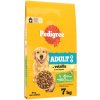 Pedigree Adult s hydinou a zeleninou - výhodné balenie: 2 x 7 kg