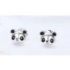 For Silver NÁUŠNICE PANDA - STRIEBRO 925