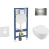 Geberit Duofix - Set predstenovej inštalácie, klozetu Architectura a dosky softclose, tlačidlo Sigma30, chróm SANI11CK1105