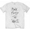 Pink Floyd Tričko The Wall & Logo Unisex White M