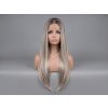 Wigorous Elvina - dlhá lace front hnedá blond melírovaná rovná - lace front parochňa