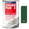 Chemolak Chemopur E U2081 5301 zelená stredná - Vrchná polyuretánová farba na kov, betón, drevo 0,8l