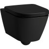 LAUFEN Meda závesné WC Silent Flush s hlbokým splachovaním, 360 x 540 mm, matná čierna, H8201107160001