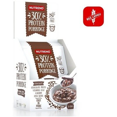 Nutrend Protein Porridge 5 x 50g - čokoláda