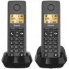 Gigaset Pure 100 Duo čierna / Bezdrôtový telefón pevnej linky / 1.5