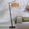 GOOD & MOJO Bhutan stojaca lampa čierna 176 cm - BHUTAN/F/AD/B/5030/BN