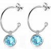 Swarovski e. náušnice kruhy Energy modré see1443