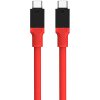 Tactical KP31176 Fat Man USB-C/USB-C, 1m, červený