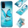 Kryt na Samsung Galaxy S20 svietiaci Motýľ