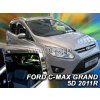 Deflektory na Ford Grand C-Max, 5-dverová (+zadné), r.v.: 2011 -
