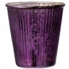 Svietnik LALLY P:10 cm V:10 cm zo skla vo fialovej a champagne farbe, Broste, P: 10 cm V: 10 cm, fan-71110628
