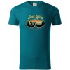 Just ride mountain bike - Tričko z organickej bavlny - XL ( Petrolejová )