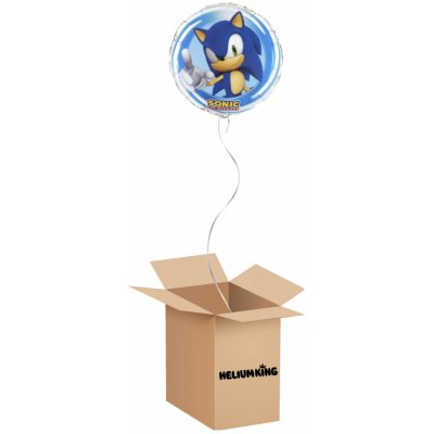 HeliumKing Balónový box Sonic kruh 45 cm