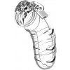 Shots ManCage Chastity Cock Cage 4.5 Inch Model 04 Transparent