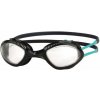 Zoggs Plavecké okuliare - TIGER - REGULAR FIT čierna/tyrkysová/číra