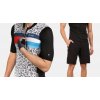 KILPI RIVAL-M Čierny cyklistický dres + KILPI HIXON-M Čierne cyklistické kraťasy - 3XL
