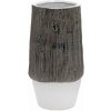VÁZA VZOR DREVO HNEDOBIELY 14.5*14.5*27.5CM SUPER CENA