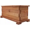 MKSTOR Drevený kvetináč z masívu Obdlžníkový 52 x 21,5 x 23cm, Lakovaný DP1