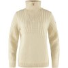 FJÄLLRÄVEN Övik Half Zip Knit W, Chalk White - S