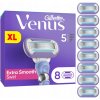8x náhradné hlavice Gillette Venus Swirl pre ženy, originálne