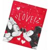 Detská deka Mickey a Minnie Mouse - 130 x 160 cm