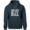 Volleyball nápis - Oversized mikina dámská Moon - kratšia + širšia - L ( Tmavomodrá (takmer čierna) )