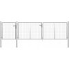 Záhradná brána vidaXL, oceľová, 400 x 100 cm
