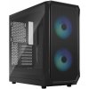 Fractal Design Focus 2 RGB Black TG Clear Tint/ Midi Tower/ Transpar./ Čierna FD-C-FOC2A-03
