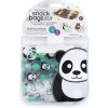 Melii Opakovateľne použiteľné vrecká na desiatu 4ks Panda Medveď