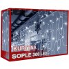 Verk 26212 Vianočný svetelný záves 300 LED, 10m, studená biela