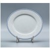 OPAL svadobná modrá, Porcelánový Tanier plytký NINA 21 cm, čipka, Thun