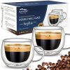 Šálka na cappuccino Aqualogis 80 ml s dvojitými stenami 2 ks