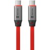 Tactical Taktický kábel Fat Man 2.0 USB-C/USB-C 1 m červený