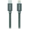 Swissten Datový Kabel Textile USB-C / Lightning 1,2 M Šedý 71525202