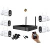 Monitorrs Security Wifi IP 5 kamerový set 5 mpix, aktív (6123k5) (Monitorrs Security)