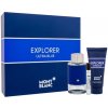 Mont Blanc Explorer Ultra Blue Darčeková sada pánska parfumovaná voda 100 ml, miniaturka pánska parfumovaná voda 7,5 ml a sprchový gél 100 ml