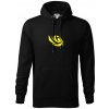 Vortex logo samostatné - Mikina pánska Cape s kapucňou - L ( Čierna )