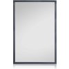 Casa Chic Arsenal, nástenné zrkadlo, pravé drevo, obdĺžnikové 90 x 60 cm (CL-MIR-90X60-BLK)