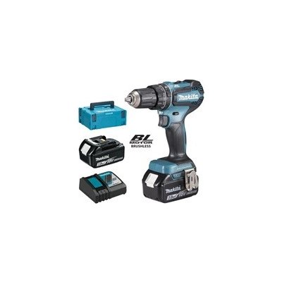 Makita DHP485RFJ Aku bezuhlíkový příklepový šroubovák Li-ion LXT 18V/3,0 Ah,Makpac