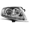 TUNING-TEC Predné svetlá, AUDI A6 C6, 2004-2008, XENON CHROME DRL