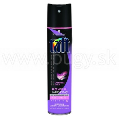 Taft Cashmere Touch Power lak na suché a poškodené vlasy 250 ml