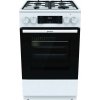 Kombinovaný sporák (plynový a elektrický) Gorenje GK5C42WH biely, Gril, Pizza, AquaClean