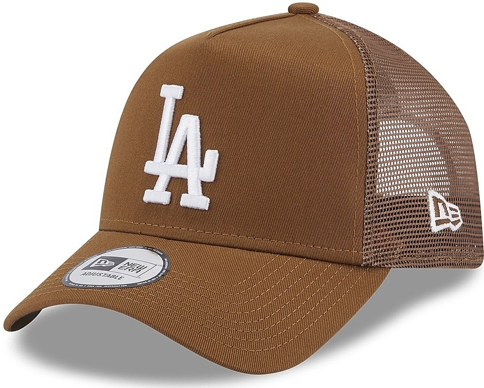 New Era 9FO AF League Trucker MLB Los Angeles DodgersYouth Toasted Peanut/White