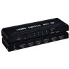 PREMIUMCORD HDMI prepínač 5:1 kovový s diaľkovým ovládaním a napájacím adaptérom 475690