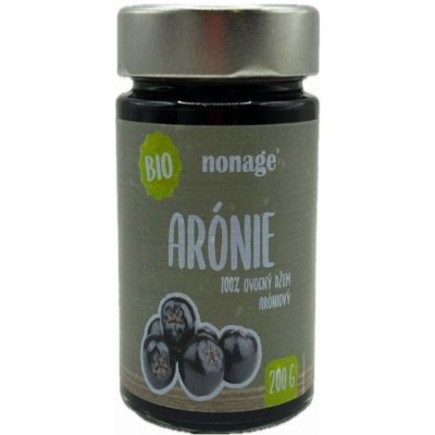 NONAGE Aróniový ovocný džem BIO 200 g