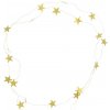 House Doctor Girlanda Stars Antique Brass 250 cm
