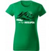 Vtipné tričko d.Hory terapia Farba: Zelená, Veľkosť: XXL