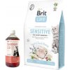 Brit Care Cat Grain-Free Sensitive Insect Food Allergy Management 7 kg & LAB V Lososový olej pre psov a mačky 1000ml