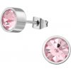 Mabell Dámske náušnice z chirurgickej ocele NESSA SK22129107-LIGHTROSEC45